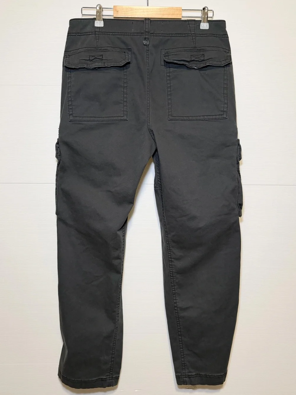 Hollister Loose Cargo Pants Men’s 32x32 Dark Gray Utility Zip Pocket Cargo Pants